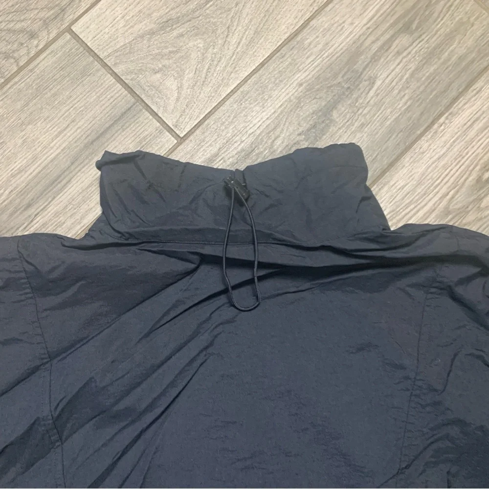 The North Face Vintage Windbreaker Black Half Zip Pullover Jacket Mens XL